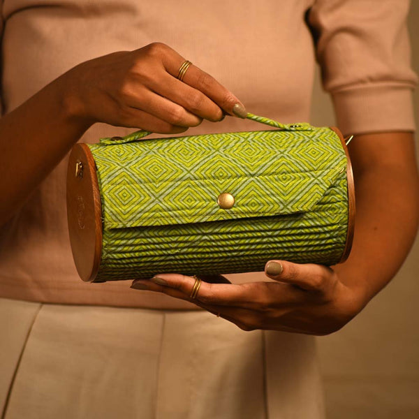 Buy Happy Lush Round Clutch | Shop Verified Sustainable Womens Bag on Brown Living™