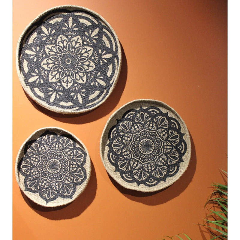 Buy Harmony - Jute Wall Art (Set Of 3) | Shop Verified Sustainable Wall Décor on Brown Living™