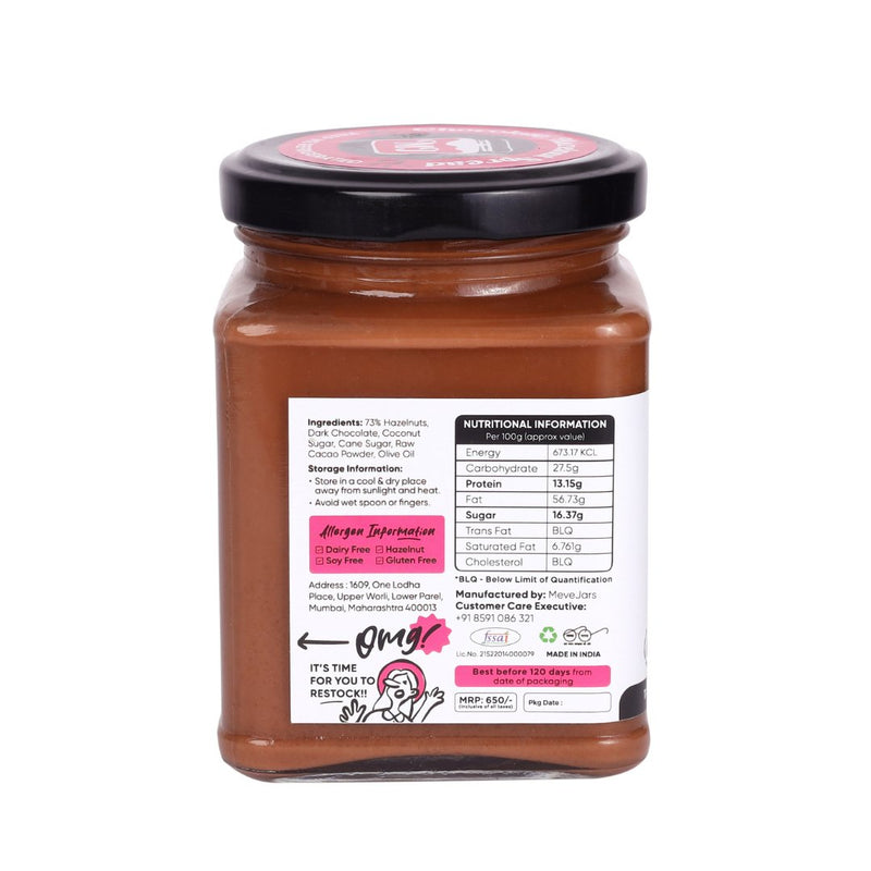 Buy Hazelnut Chocolate Spread -Creamy (Vegan) | Shop Verified Sustainable Jams & Spreads on Brown Living™