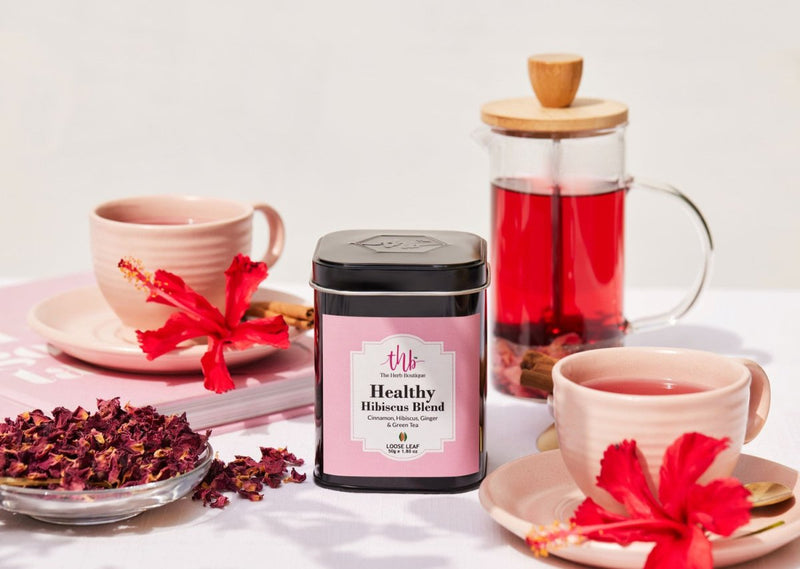 Buy Healthy Hibiscus Blend Tea Box | Shop Verified Sustainable Tea on Brown Living™