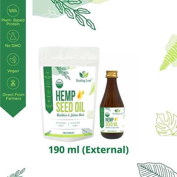 Buy Hemp Hair Oil (190ml) | Shop Verified Sustainable Hair Oil on Brown Living™