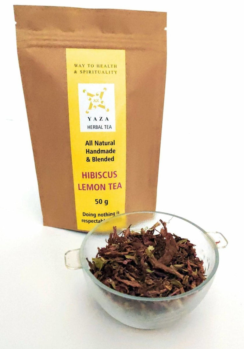 Buy Hibiscus Lemon Tea - The Ultimate Refresher & Cooler - 50g - 30 Servings | Shop Verified Sustainable Tea on Brown Living™