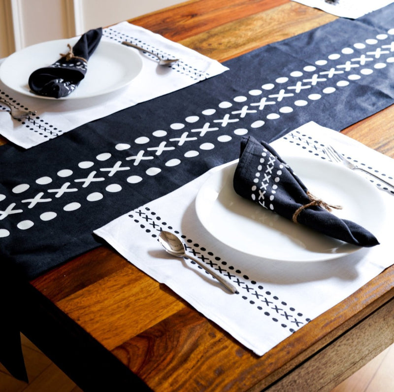 Buy Himadri Table Runner | Pure Hemp | Shop Verified Sustainable Table Linens on Brown Living™