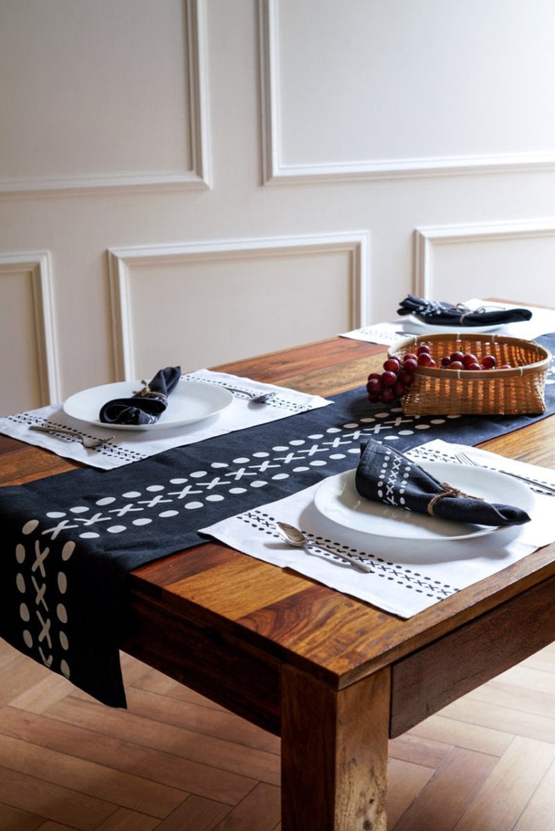 Buy Himadri Table Runner | Pure Hemp | Shop Verified Sustainable Table Linens on Brown Living™