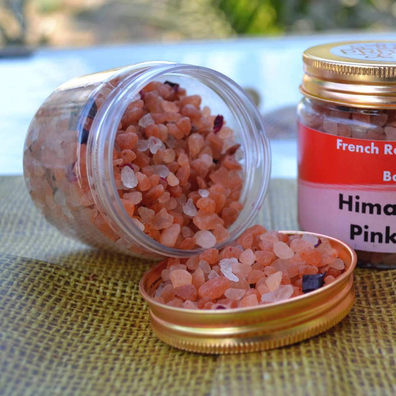 Buy Himalayan Pink Salt | French Rose Refreshing bath salt | Shop Verified Sustainable Bath Salt on Brown Living™