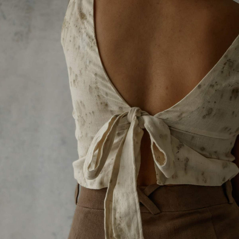 Buy Hymn Of Hope | Tie Back Top | Shop Verified Sustainable Womens top on Brown Living™