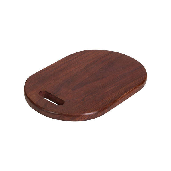 Buy Indian Rosewood or Sheesham Chopping Board Large - 15x9.5" - Oval or Rectangular - Wooden | Shop Verified Sustainable Kitchen Tools on Brown Living™