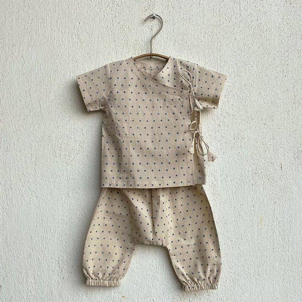 Buy Indigo Raidana Angarakha with Matching Pants | Shop Verified Sustainable Kids Daywear Sets on Brown Living™