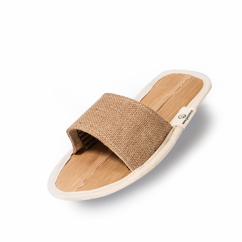 Buy Indoor slippers – Banana Economy Open Toe | Shop Verified Sustainable Products on Brown Living