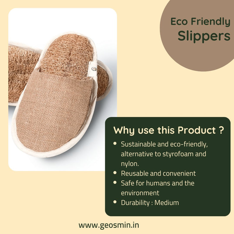 Indoor Slippers – Loofah | Closed Toe Slidders | Verified Sustainable Mens Sliders on Brown Living™