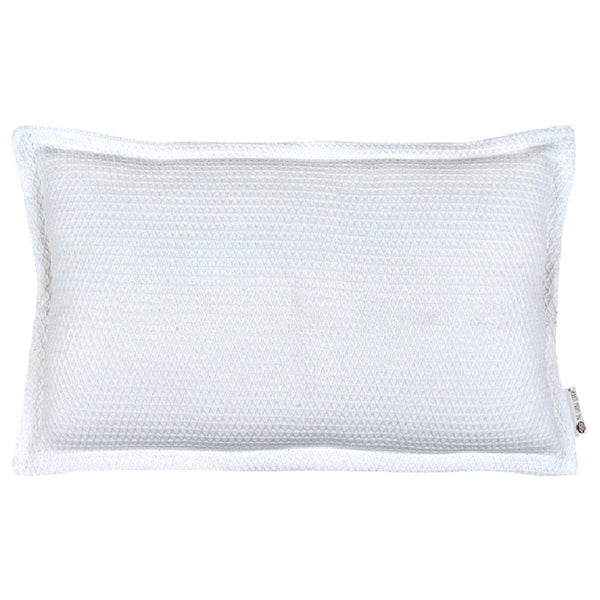 Buy Intertwined White Cushion Cover | Shop Verified Sustainable Covers & Inserts on Brown Living™