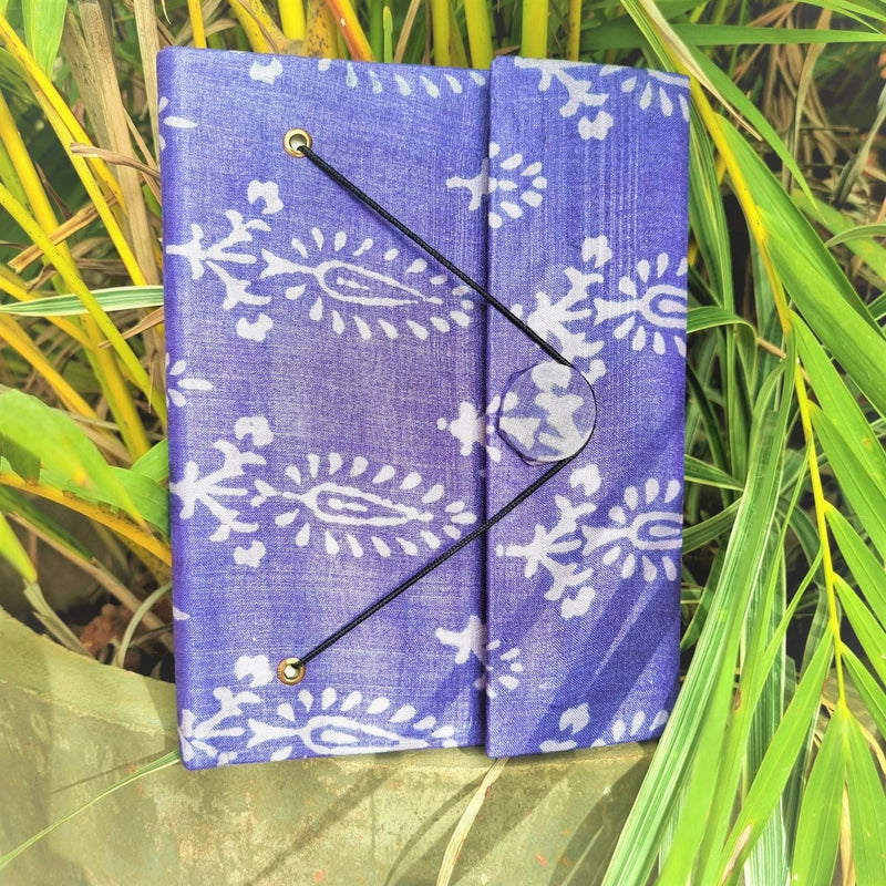 Buy Jamun- Upcycled Handloom Fabric Journal | Shop Verified Sustainable Notebooks & Notepads on Brown Living™