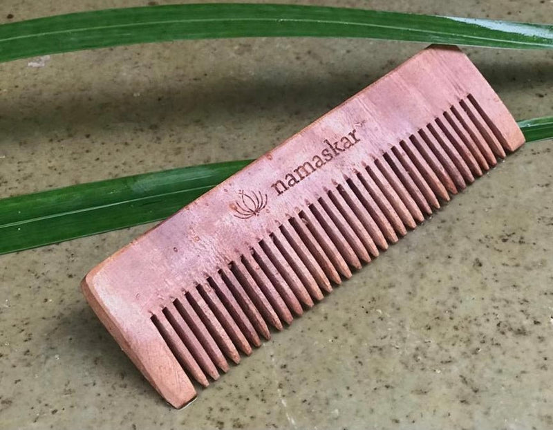 Buy Joy- 100 % Compostable Neem Wooden Comb | 5 inch | Shop Verified Sustainable Hair Comb on Brown Living™