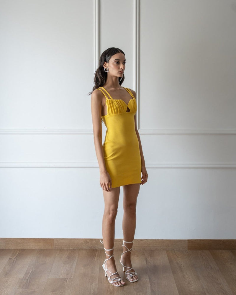 Buy Julia Dress - Yellow | Shop Verified Sustainable Womens Dress on Brown Living™