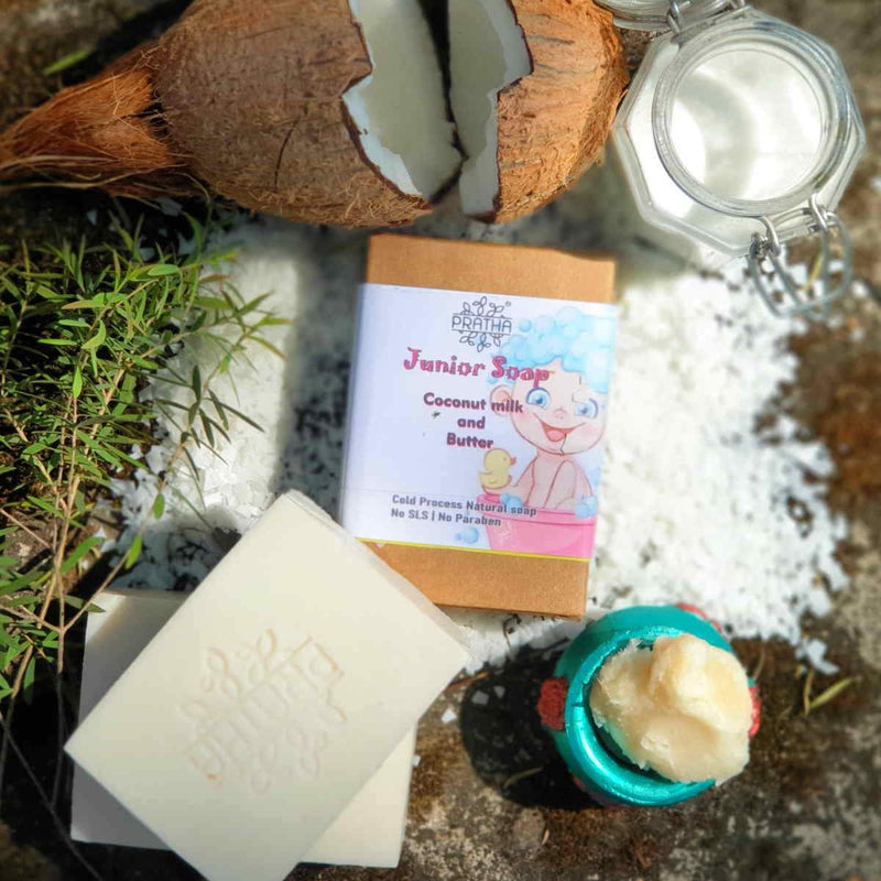 Buy Junior Soap | Coconut Milk & Butter | Cold Process Handmade Soap | Shop Verified Sustainable Body Soap on Brown Living™