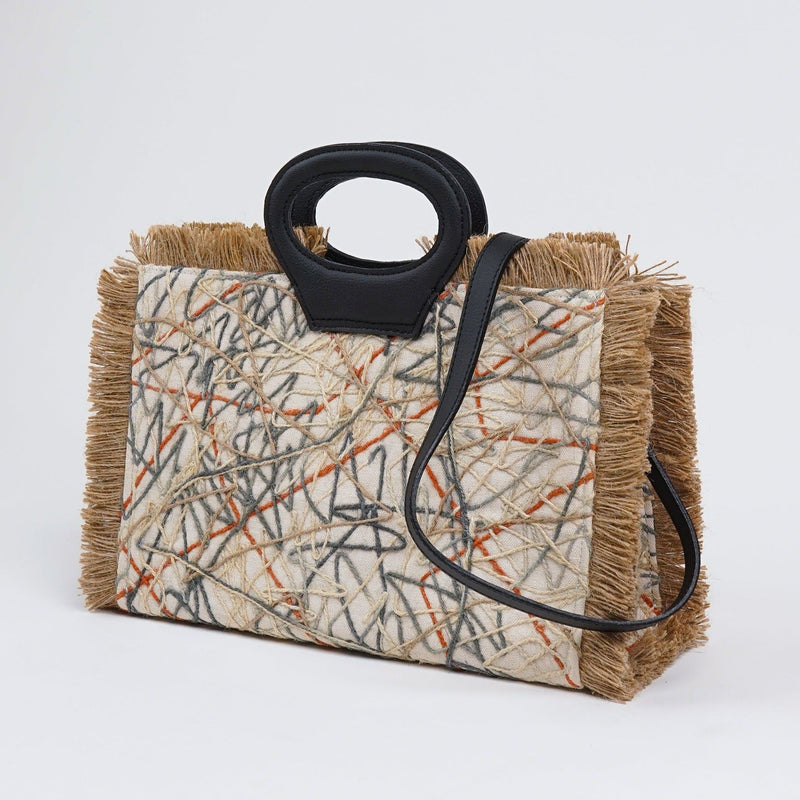 Jute Weave Shopper Bag | Verified Sustainable Womens Handbag on Brown Living™