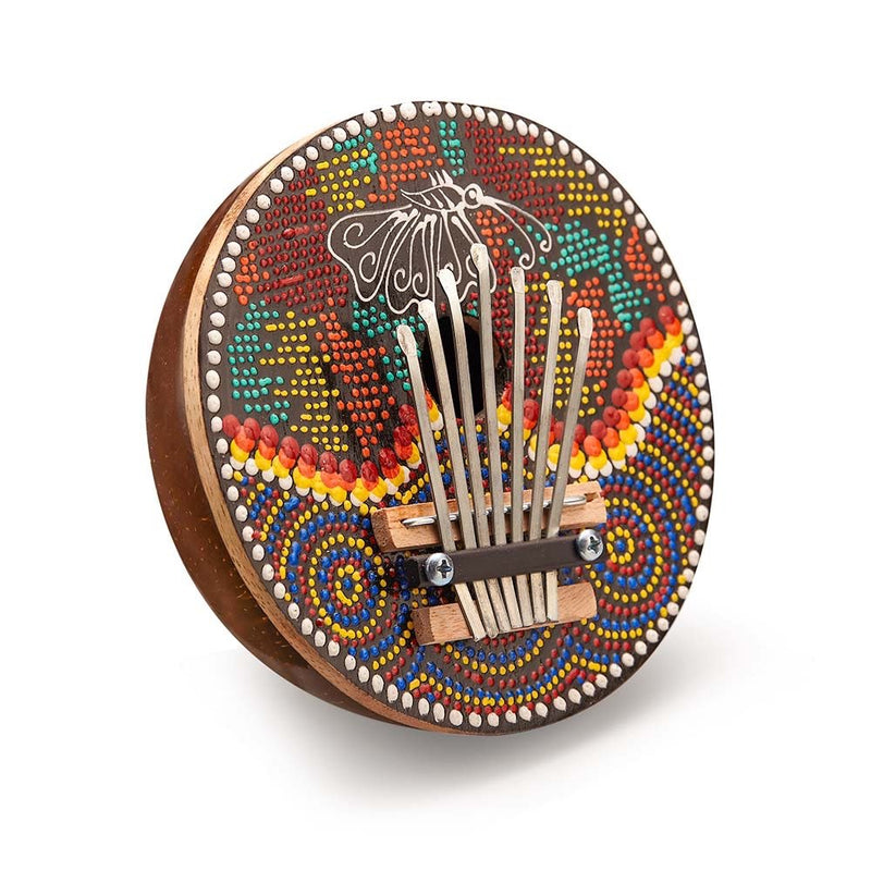 Buy Kalimba 7 keys- Flower | Shop Verified Sustainable Musical Instruments on Brown Living™