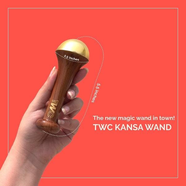 Buy Kansa Wand Face, Foot & Body Massager With Wooden Handle | Shop Verified Sustainable Massager on Brown Living™