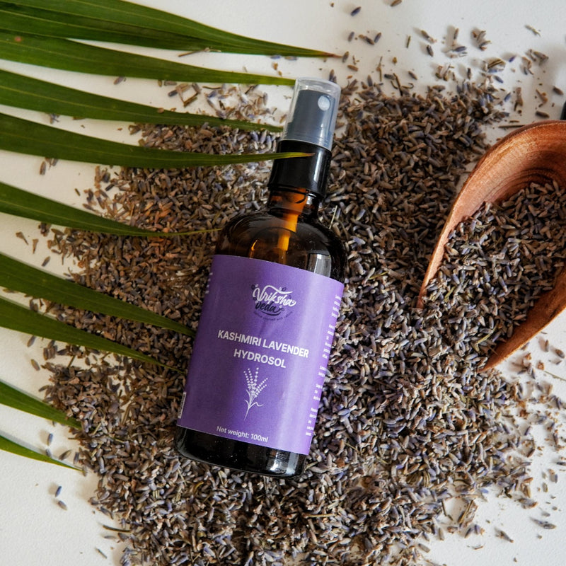 Kashmiri Lavender Hydrosol - Natural Facial Cleanser and Toner | Verified Sustainable Body Mist on Brown Living™