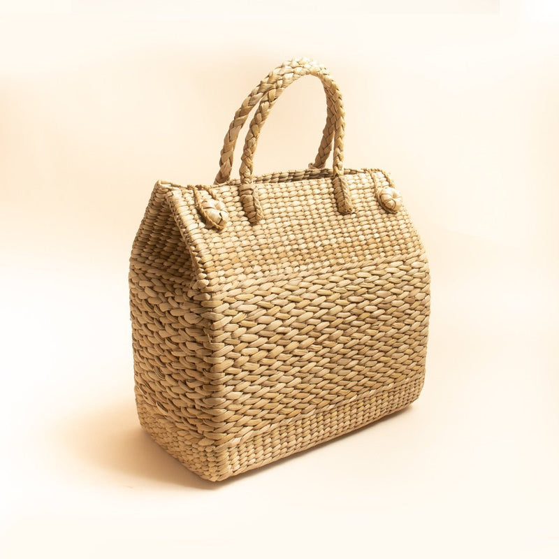 Buy Kauna Grass Picnic Basket | Shop Verified Sustainable Baskets & Boxes on Brown Living™