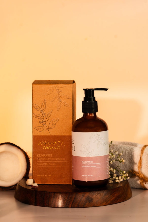 Keshamrit Coconut Milk Aloevera Conditioning & Cleansing Shampoo | Verified Sustainable Hair Shampoo on Brown Living™