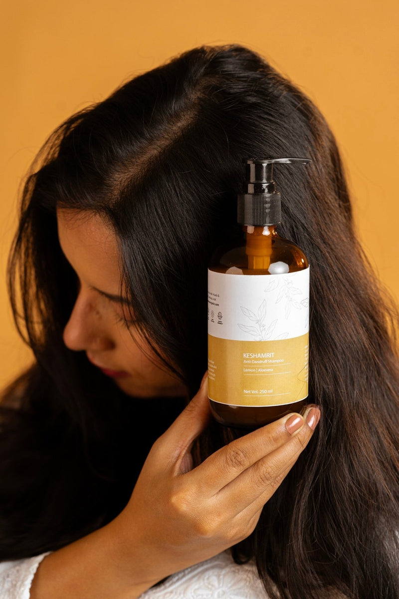 Keshmrit Lemon Anti Dandruff Shampoo | Verified Sustainable Hair Shampoo on Brown Living™