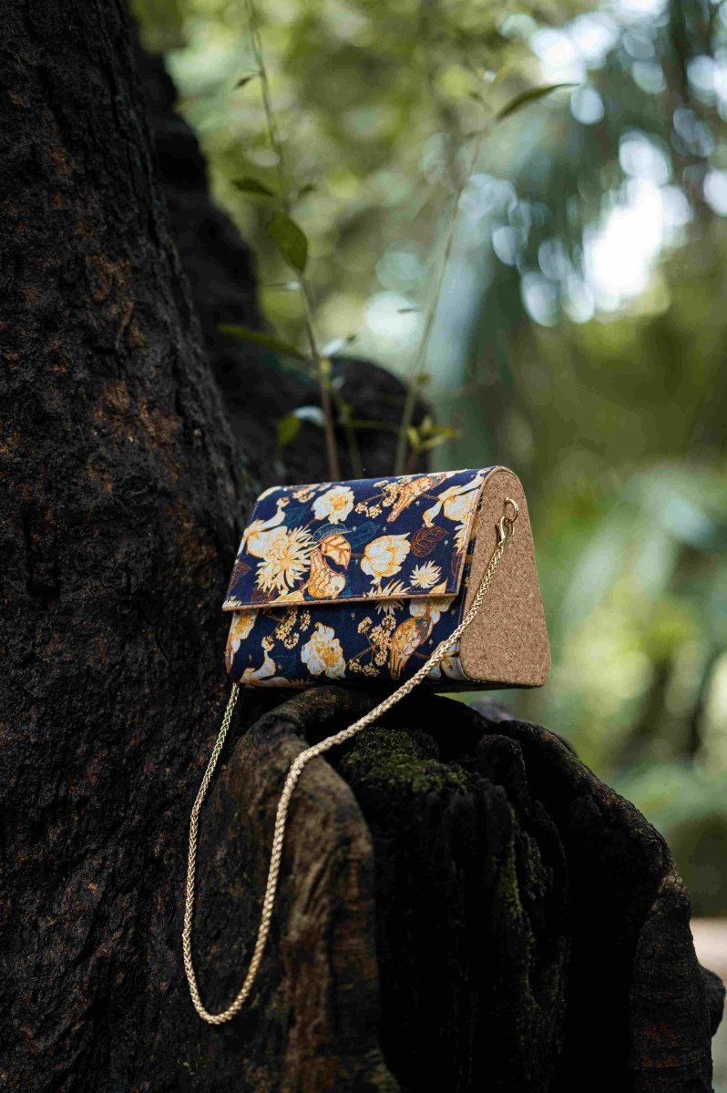 Buy Kiah Crossbody Bag | Vegan Leather Bag | Biodegradable Cork and Cotton | Shop Verified Sustainable Womens Handbag on Brown Living™