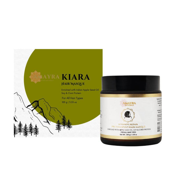 Buy Kiara Apple Seed Oil Corn Protein Intensive Repair Hair Masque | Shop Verified Sustainable Hair Mask on Brown Living™