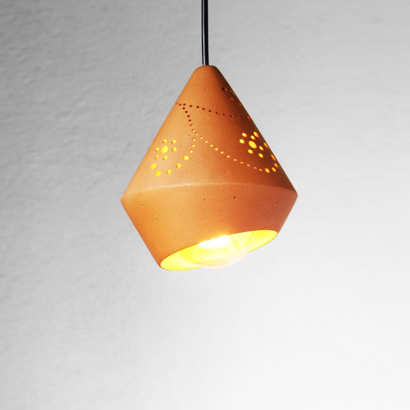 Buy KONE L1 Handmade Terracotta Ceiling Light | Shop Verified Sustainable Products on Brown Living