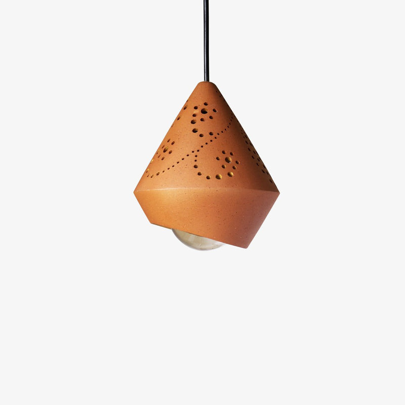 Buy KONE L1 Handmade Terracotta Ceiling Light | Shop Verified Sustainable Products on Brown Living