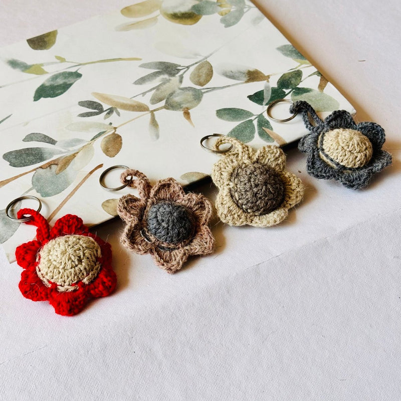 Buy Kusum Keychains | Cruelty Free Wool | Shop Verified Sustainable Travel Accessories on Brown Living™