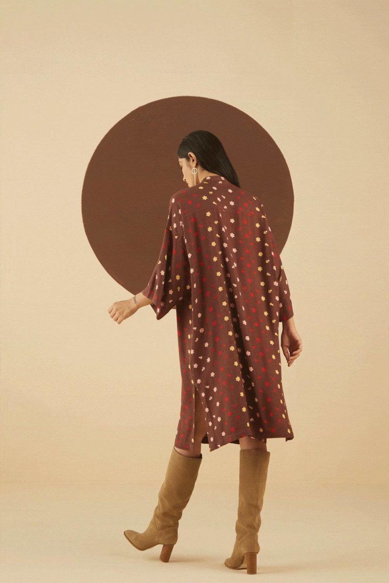 Buy Laurel Print Shirt dress | Shop Verified Sustainable Womens Dress on Brown Living™