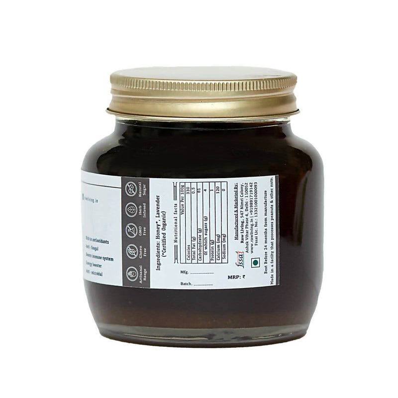 Buy Lavender Honey - Raw Wild Forest Organic Bee Honey | Shop Verified Sustainable Honey & Syrups on Brown Living™