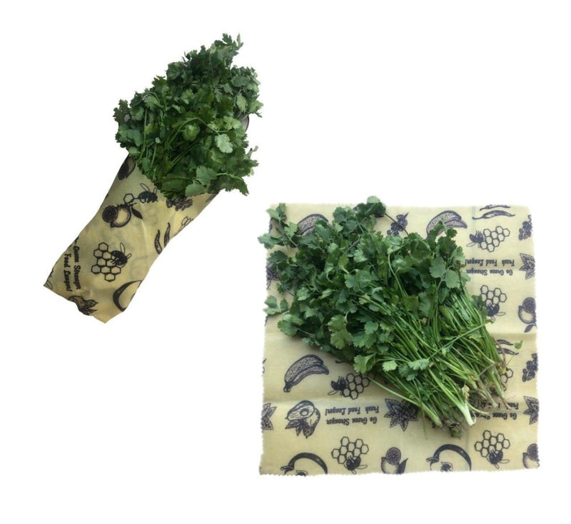 Buy Leafy Large Beeswax Food Wrap - Set of 2 | Shop Verified Sustainable Food Wraps on Brown Living™