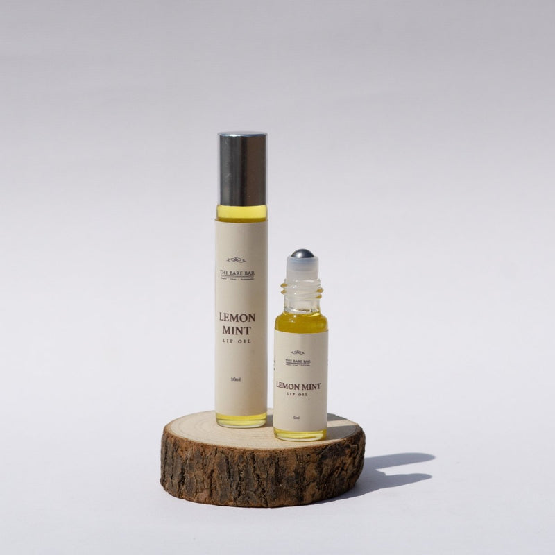 Buy Lemon Mint Lip Oil | Natural Lip Care | Shop Verified Sustainable Lip Balms on Brown Living™