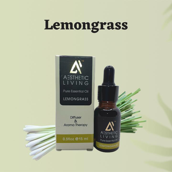 Buy Lemongrass Pure Essential Oil 15 ml | Shop Verified Sustainable Essential Oils on Brown Living™