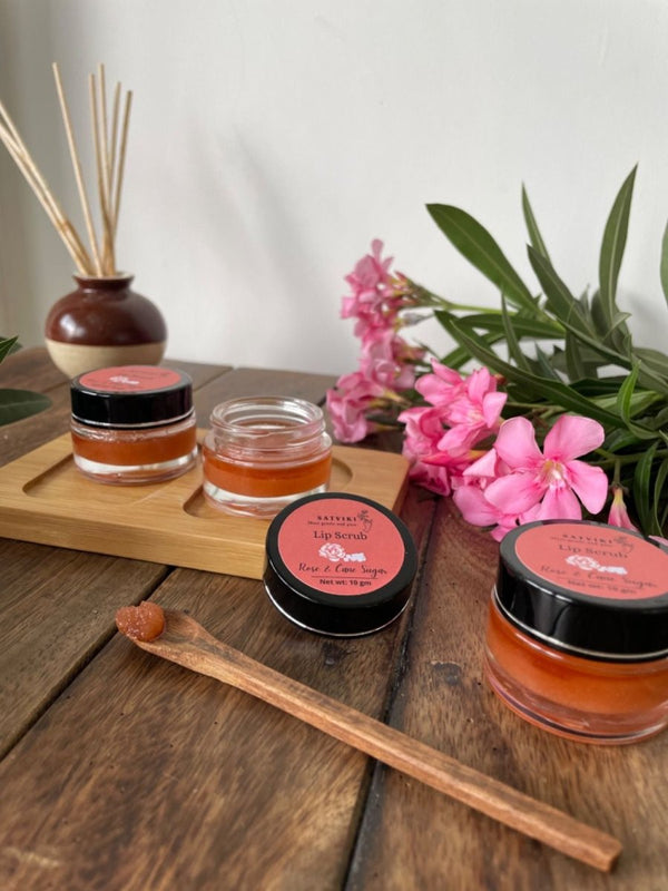 Buy Lip Scrub | Rose and Cane sugar | Shop Verified Sustainable Lip Scrub on Brown Living™