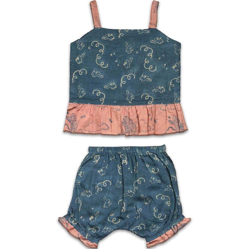 Buy Lizzie Jhabla Set For Girls | Shop Verified Sustainable Kids Daywear Sets on Brown Living™