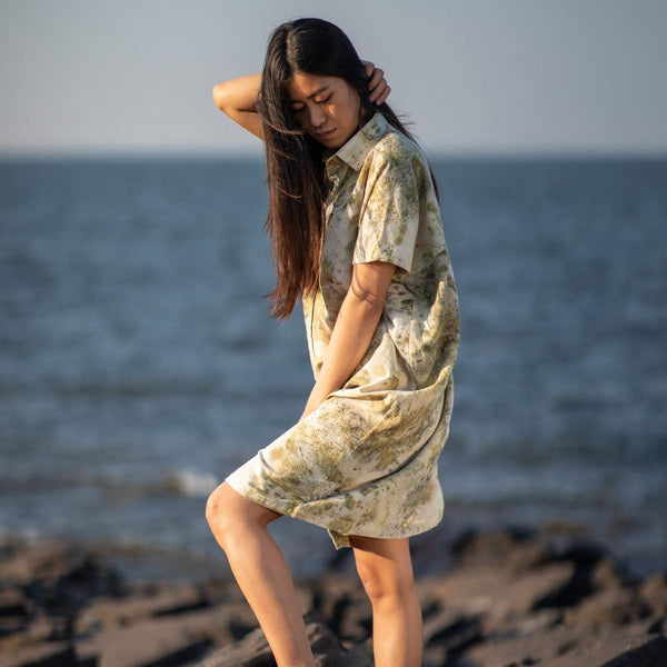 Buy Lost In Forest | Shirt Dress | Shop Verified Sustainable Womens dress on Brown Living™