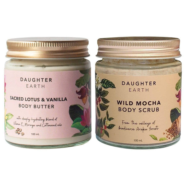 Buy Luxe Body Set - Body Butter & Body Scrub | Shop Verified Sustainable Body Butter on Brown Living™