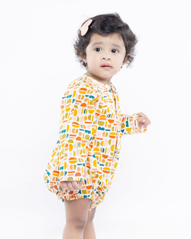 Buy Macaroni Full Sleeves Unisex Onesie | Shop Verified Sustainable Kids Onesies on Brown Living™