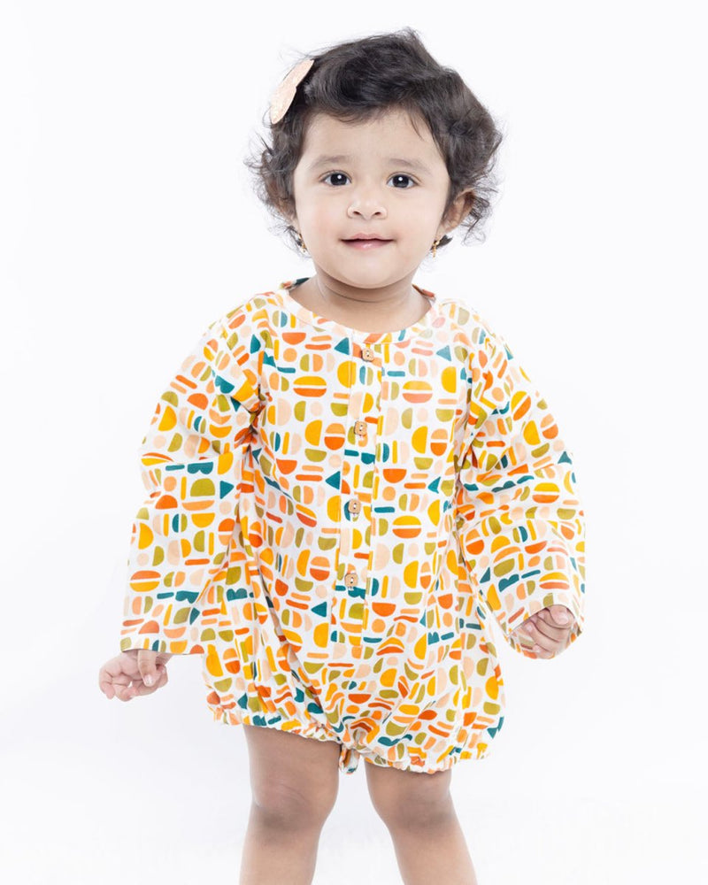 Buy Macaroni Full Sleeves Unisex Onesie | Shop Verified Sustainable Kids Onesies on Brown Living™