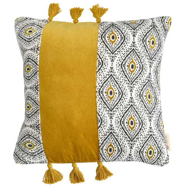 Buy Makhamalee Ocre Cushion Cover | Shop Verified Sustainable Covers & Inserts on Brown Living™