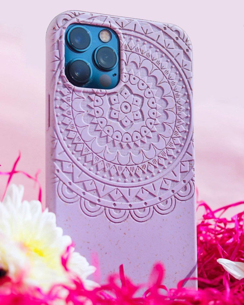 Buy Mandala Edition - Biodegradable Eco-Friendly Wheat Straw Phone Case / Mobile Cover | Shop Verified Sustainable Tech Accessories on Brown Living™