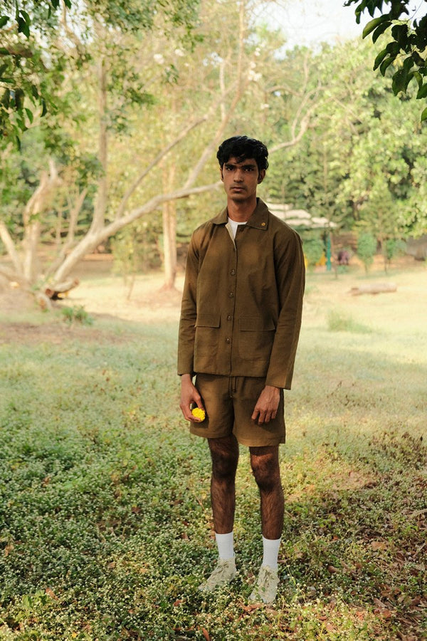 Buy Marigold Reversible Shirt | Dyed with Marigolds | Shop Verified Sustainable Mens Shirt on Brown Living™