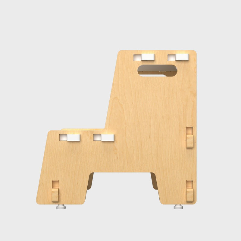 Buy Maroon Apricot |Wooden Step Stool | Shop Verified Sustainable Decor & Artefacts on Brown Living™