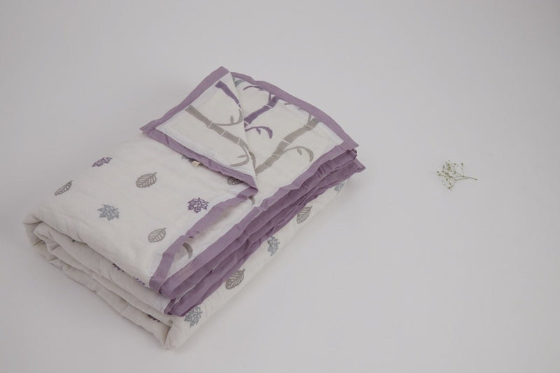 Buy Single Quilt- K for Koala- Purple | Shop Verified Sustainable Bed Linens on Brown Living™