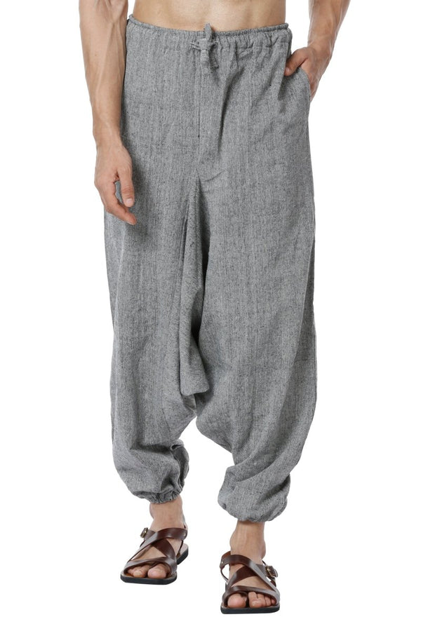 Buy Men's Harem Pants | Grey | Fits Waist Size 26" to 38" | Shop Verified Sustainable Products on Brown Living