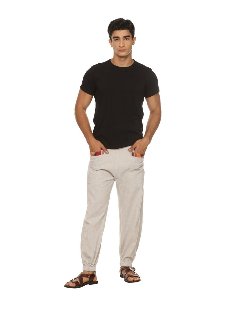 Buy Men's Hopper | Melange Grey | Fits Waist Sizes 28 to 38 Inches | Shop Verified Sustainable Products on Brown Living