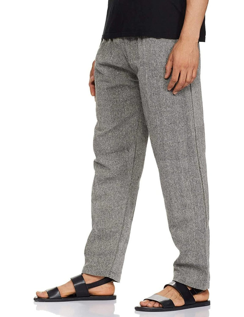 Buy Men's Lounge Pant | Grey | GSM-170 | Free Size | AT1013 | Shop Verified Sustainable Products on Brown Living